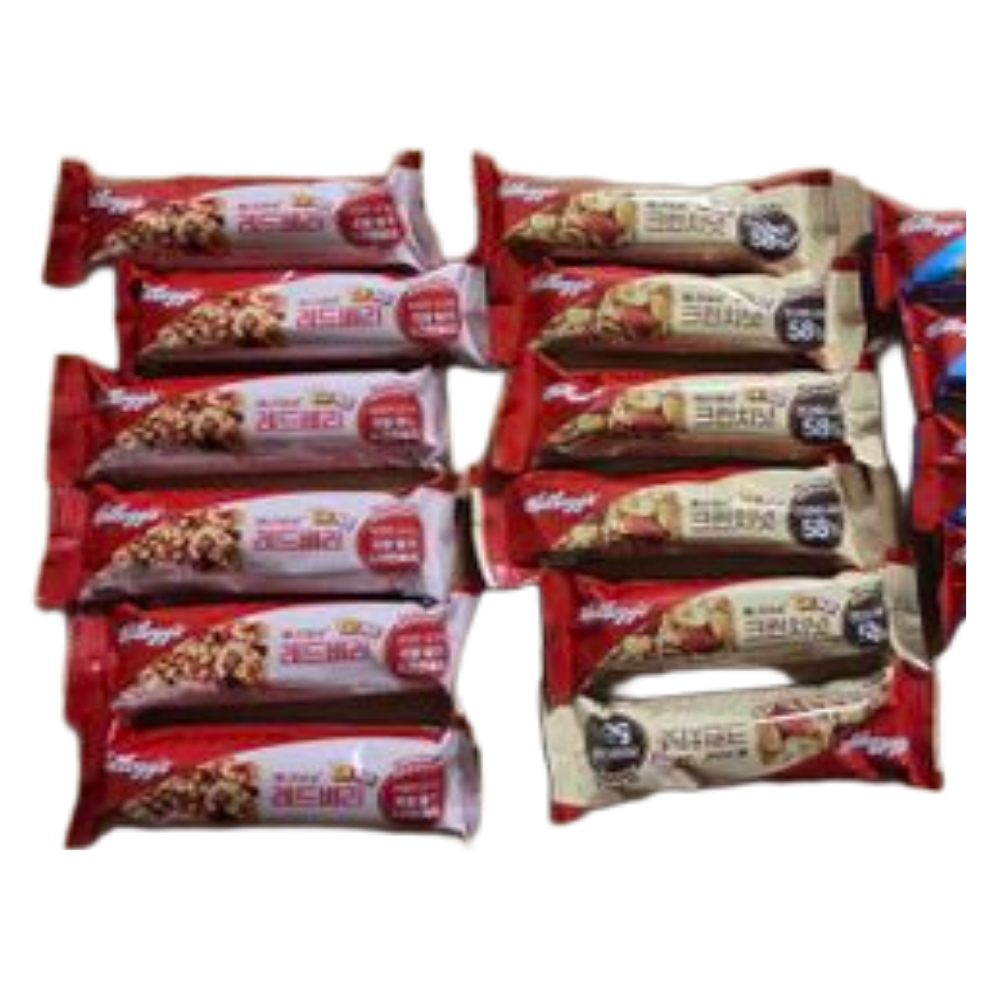 켈로그 에너지바 크런치넛 40g 6개+레드베리 35g 6개+크런치넛 4개 증정