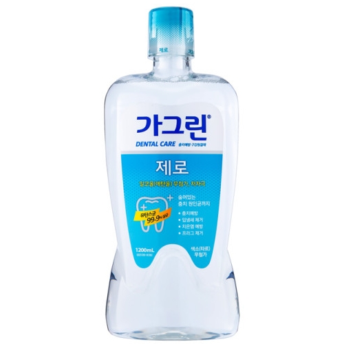 가그린 제로 구강청결제 1.2L 2개