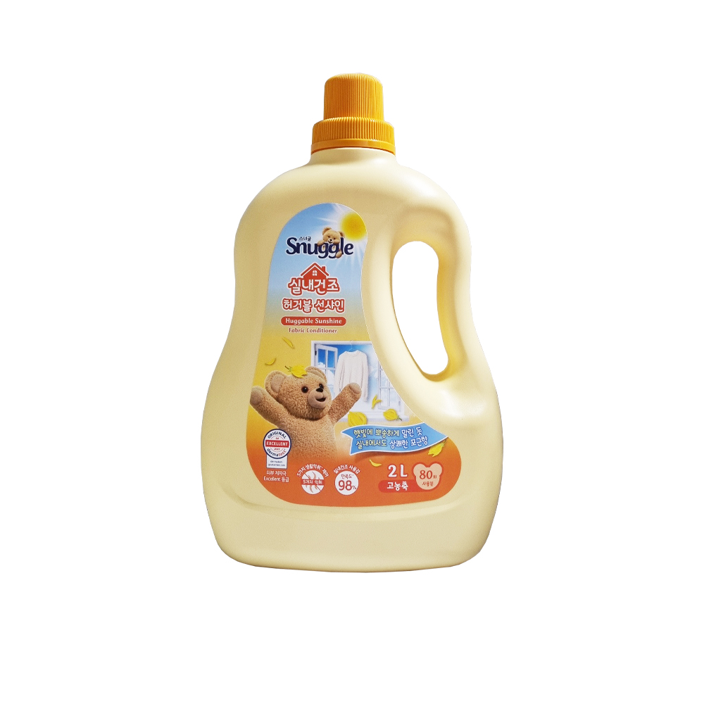 스너글 실내건조 섬유유연제 허거블 선샤인 본품, 2L, 1개