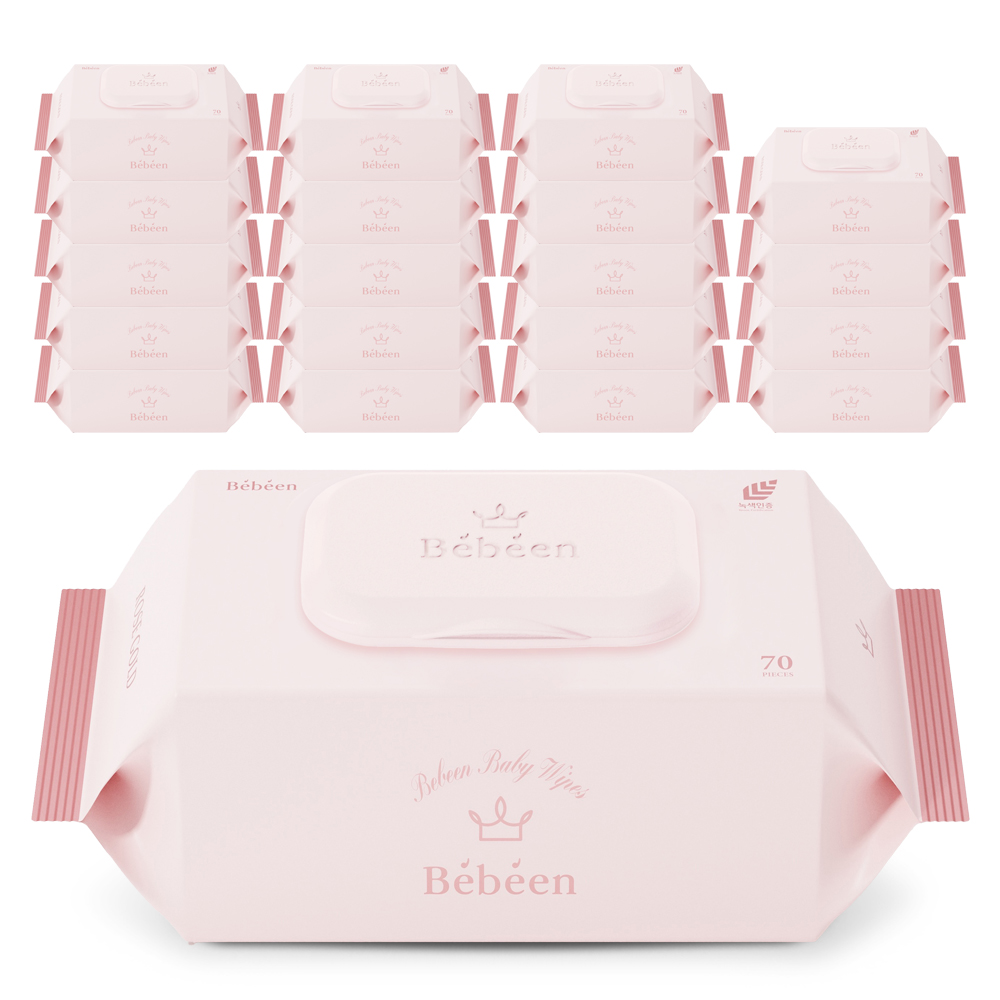 평량82gsm 베베앙 물티슈 70매 20팩