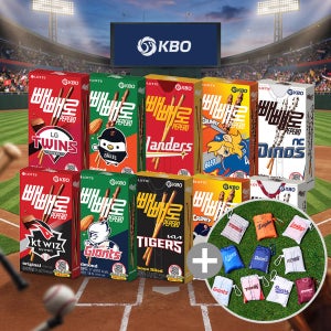 롯데 빼빼로 10갑 + kbo 구단 짐색 증정