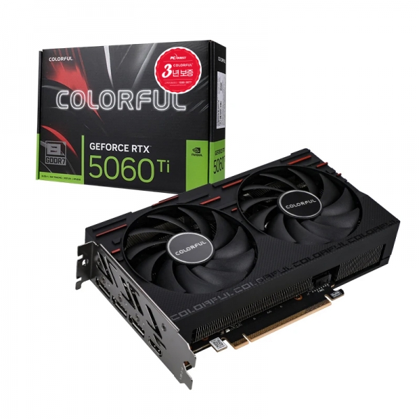COLORFUL 지포스 RTX 5060 Ti GAMING DUO D7 8GB