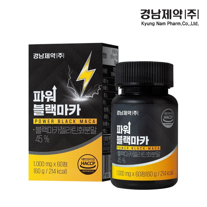 경남제약 파워 블랙마카 1,000mg*60정