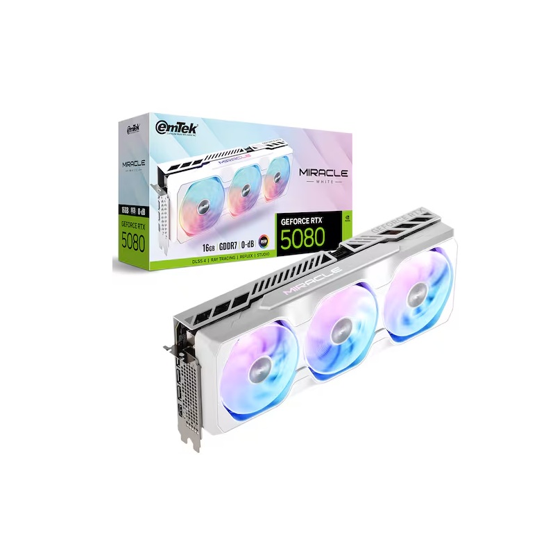 이엠텍 RTX 5080 미라클 화이트
