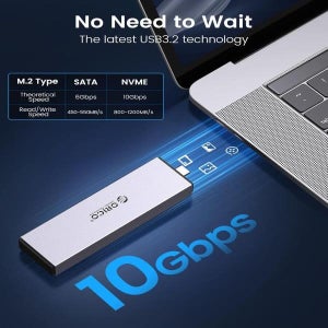 오리코 10Gbps 알루미늄 M.2 NVMe SATA SSD 외장하드 케이스