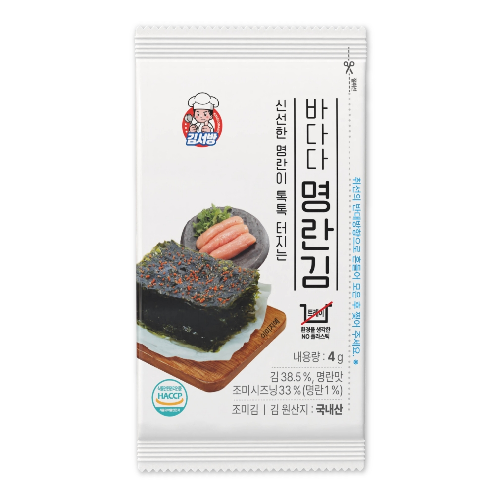 매콤단백 김서방 바다다 명란김 20봉
