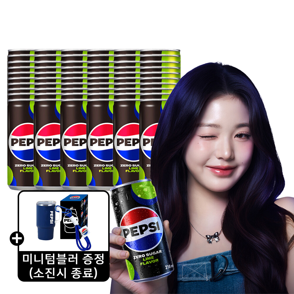 펩시제로 라임 210ml 60캔
