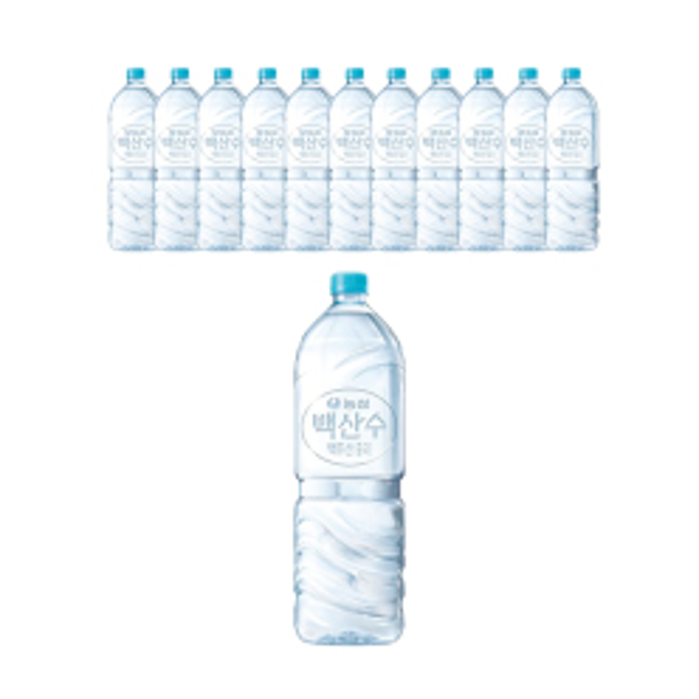 농심 백산수 유/무 라벨 랜덤 2L 12개